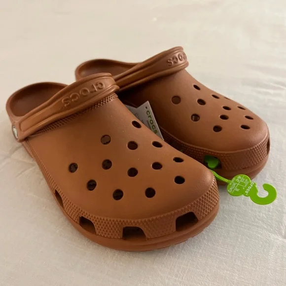 NWT CROCS NWT Crocs Baya Lined Clog M9 / W11, White / Grey 205969-11H  main image 3